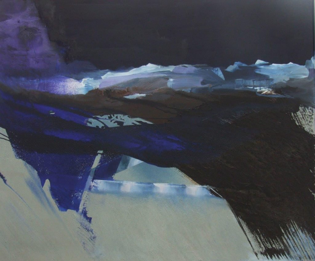 Horizonte 15-1 Pigmente, Sand, Acryl auf Leinwand 115 x 95 cm 2015 9