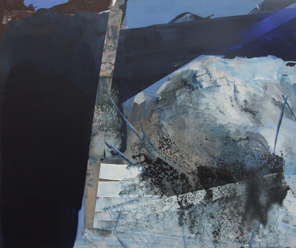 Horizonte 15-7 Pigmente, Sand, Acryl auf Leinwand 115 x 95 cm 2015 5