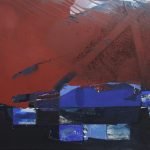 Horizonte 15-8 Pigmente, Sand, Acryl auf Leinwand 115 x 95 cm 2015 4