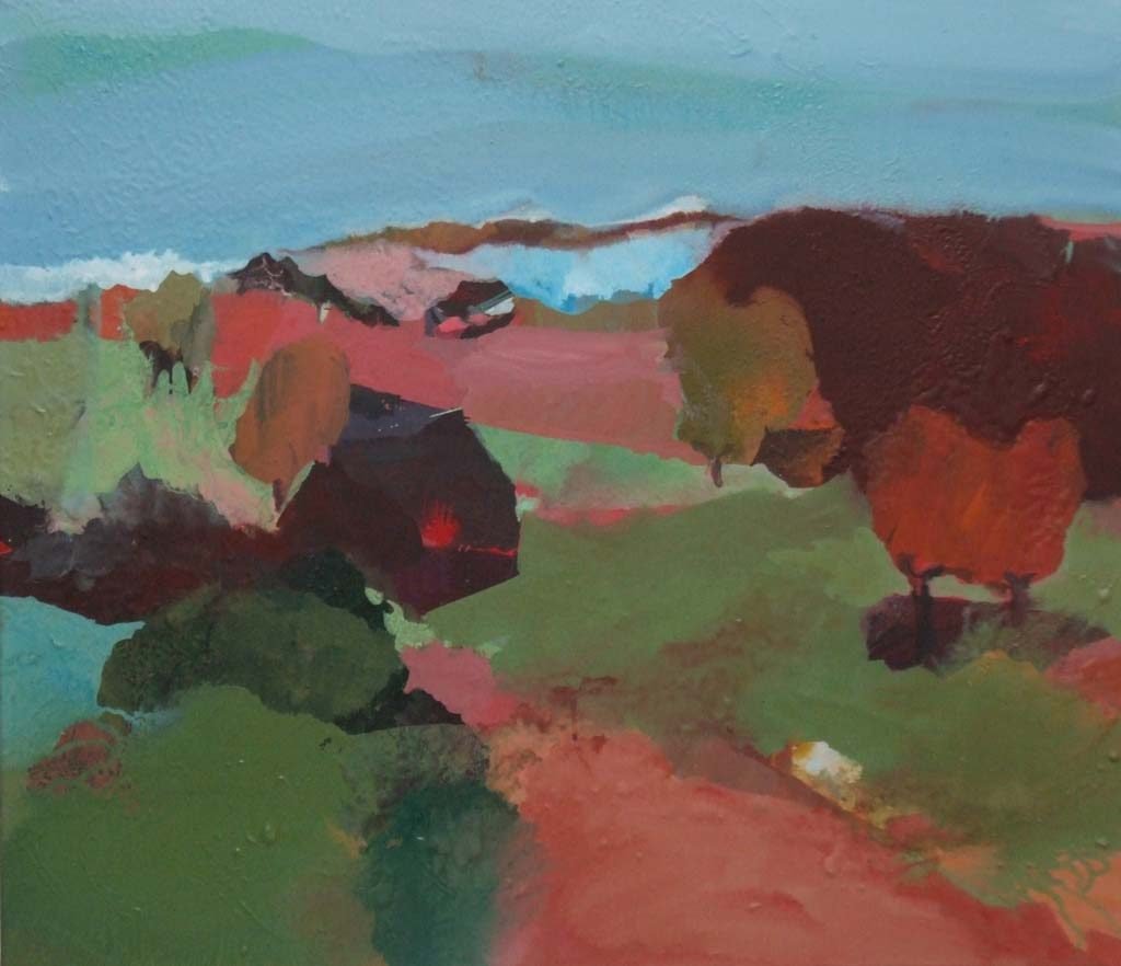 Nah und Fern 17-9-5 90 x 80 cm 2017