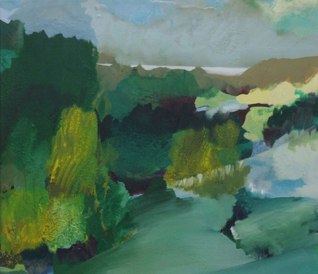 Nah und Fern 17-9-6 90 x 80 cm 2017