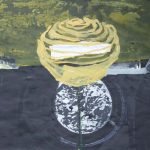 Schöpfung - Welt innen - Welt außen Mensch - Leiden des jungen Werther, Pigmente, Acryl, Öl auf Papier 100 x 70 cm 2012