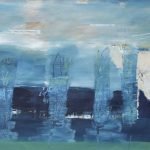 Leiden des jungen Werther, Pigmente, Acryl, Öl auf Papier 100x 70cm 2012