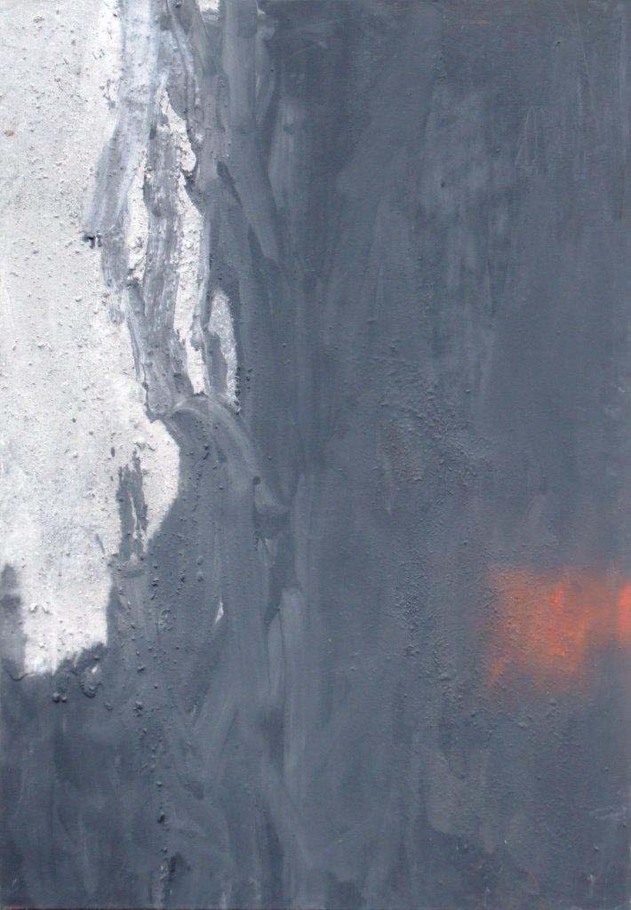 Schöpfung Flammruß auf Leinwand, 145x200 cm 2012