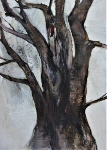Arboles 16-4-20 140 x 100 cm 2020