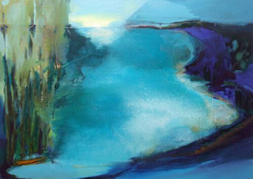 Uferzonen 23-7-1 140 x 100 cm 2023w