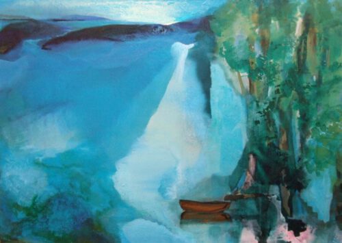 Uferzonen 23-8-3 140 x 100 cm 2023w