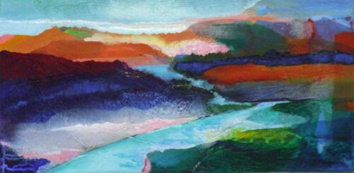 Flusslandschaft 24-10-1 60 x 30 cm 2025