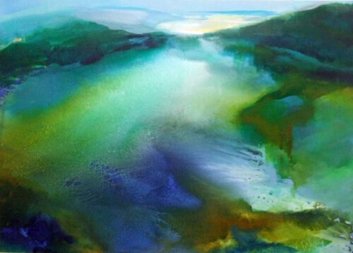 Uferzonen 24-10-1 140x100cm 2024